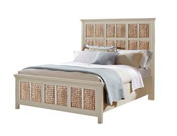 Pacifica Creme  Panel Bed